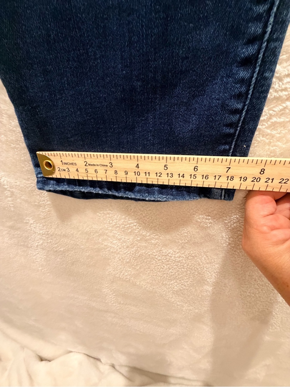 Judy Blue Slim Boot Cut Jeans Mid Rise Stretch Denim Size 27 Dark Wash - Picture 14 of 14